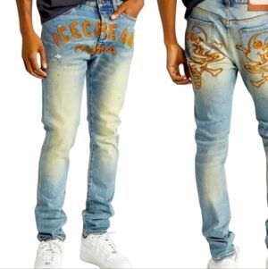 ICECREAM Faded Jeans in the "Gelatto"... Size 32/31